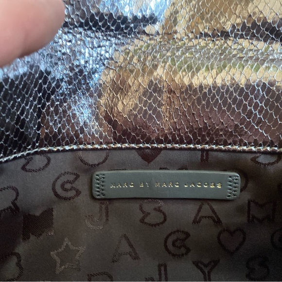 Marc by Marc Jacobs Python Foldover Clutch - Picture 6 of 12